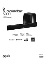 Polk Audio surroundbar 5000 Manual de usuario