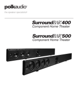 Polk Audio SurroundBar 400 Manual de usuario