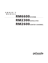 Polk Audio RM2600 Manual de usuario