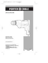 Porter Cable 90538674 Manual de usuario