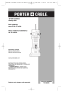 Porter-Cable PC1800SS Manual de usuario