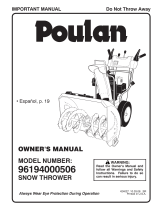 Poulan 424027 Manual de usuario
