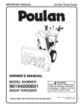 Poulan 96194000601 Manual de usuario