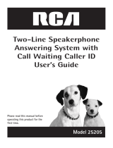 RCA Visys 25205RE1 Manual de usuario