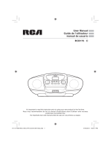 RCA RCD175 - Portable Cd Player Manual de usuario