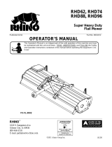 Rhino Mounts RHD96 Manual de usuario
