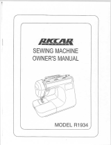Riccar R1934 Manual de usuario