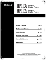 Roland HP102E Manual de usuario