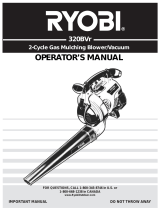Ryobi 320BVR Manual de usuario