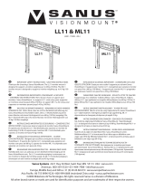 Sanus Systems LL11 Manual de usuario