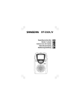 Sangean Electronics DT-210 Manual de usuario