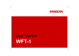 Sangean WFT-1 Manual de usuario