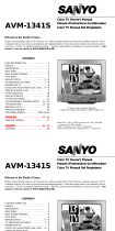 Sanyo AVM-1341S Manual de usuario