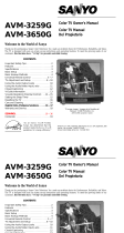 Sanyo AVM-3259G Manual de usuario
