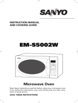 Sanyo EM-S5002W Manual de usuario