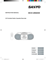 Sanyo MCD-UB685M Manual de usuario