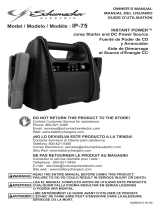 Schumacher IP-75 Manual de usuario
