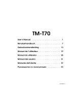 Seiko Group TM-T70 Manual de usuario