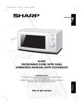 Sharp ENGLISH R-605 Manual de usuario