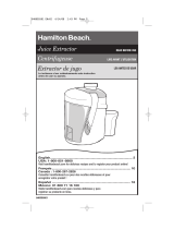 Hamilton Beach 840095501 Manual de usuario