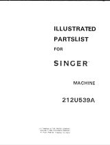 SINGER 212U539A Manual de usuario