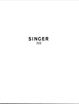 SINGER 322 Manual de usuario