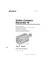 Sony CCD-TRV11 Manual de usuario