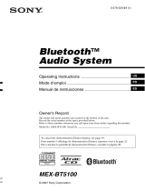 Sony Ericsson MEX-BT5100 Manual de usuario