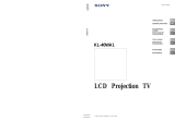Sony KL-40WA1 Manual de usuario