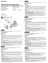 Sony LCM-HCA Manual de usuario