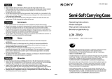Sony LCM-TRV9 Manual de usuario