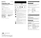 Sony VPLL-FM21 Manual de usuario