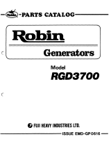 Subaru Robin Power Products RGD3700 Manual de usuario