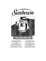 Sunbeam 2358 Manual de usuario
