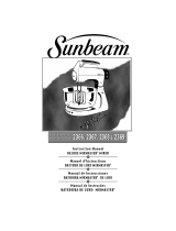 Sunbeam 2366 Manual de usuario
