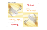 Sunbeam 2480 Manual de usuario