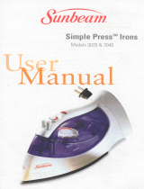 Sunbeam 3035 Manual de usuario