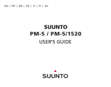 Suunto PM-5/1520 Manual de usuario