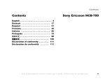 Sony Ericsson HCB-700 Manual de usuario