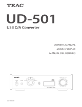 TEAC UD-501 Manual de usuario