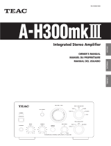 TEAC A-H300 mkIII Manual de usuario