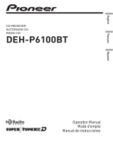 Pioneer DEH-P6100BT Manual de usuario