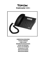 Topcom deskmaster 122plus Manual de usuario