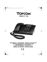 Topcom 140 Manual de usuario