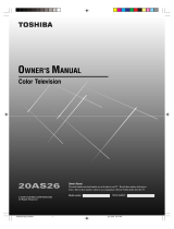 Toshiba 20AS26 Manual de usuario