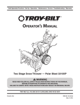 Troy-Bilt 3310XP Manual de usuario