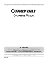 Troy-Bilt A00 Series Manual de usuario