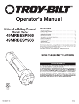 Troy-Bilt 49MRBESP966 Manual de usuario
