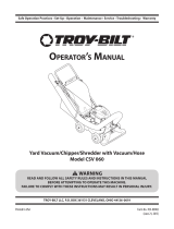 Troy-Bilt CSV 060 Manual de usuario