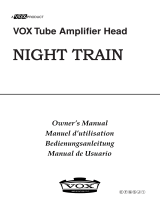 Vox NIGHT TRAIN Manual de usuario